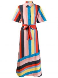 striped shirt dress at Farfetch